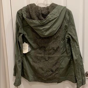 NWT Cute Lace Utility Jacket